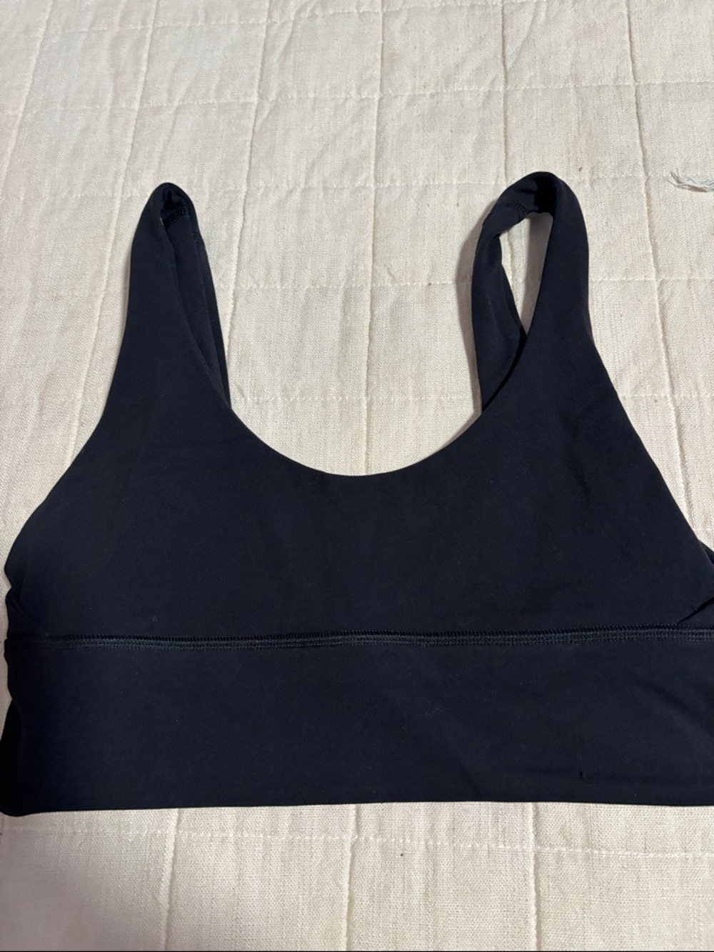 lululemon athletica Black Scoop Sports Bra
